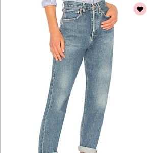 Agolde 90s high rise loose fit jeans
